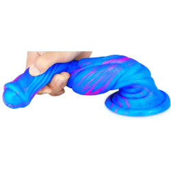F*CK MY COLOR Gode Dog Long 26 x 6cm Bleu-Rose